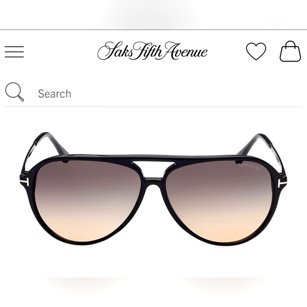 Spring Sale: Tom Ford Samson 62MM Pilot Sunglasses. Reg $465 Now $299